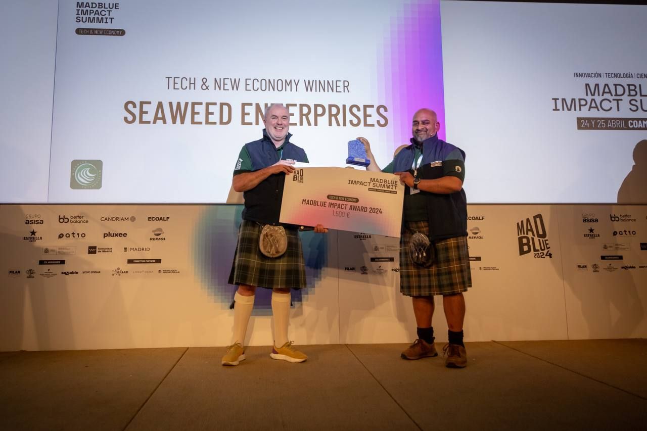 Seaweed Enterprises – Vencedora MadBlue Impact Award Seaweed Enterprises – Vencedora MadBlue Impact Award
