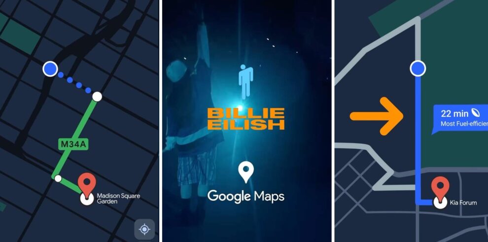 Billie Elish e Google Maps